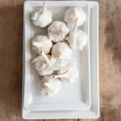 Creative Co-op KITCHEN Stoneware Vintage Reproduction Platter, Antique White