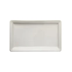 Creative Co-op KITCHEN Stoneware Vintage Reproduction Platter, Antique White