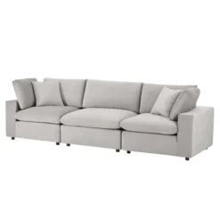 Modway Cody 3 Piece Sectional Velvet Sofa 19 Modway Cody 3 Piece Sectional Velvet Sofa