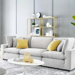 Modway Cody 3 Piece Sectional Velvet Sofa 20 Modway Cody 3 Piece Sectional Velvet Sofa