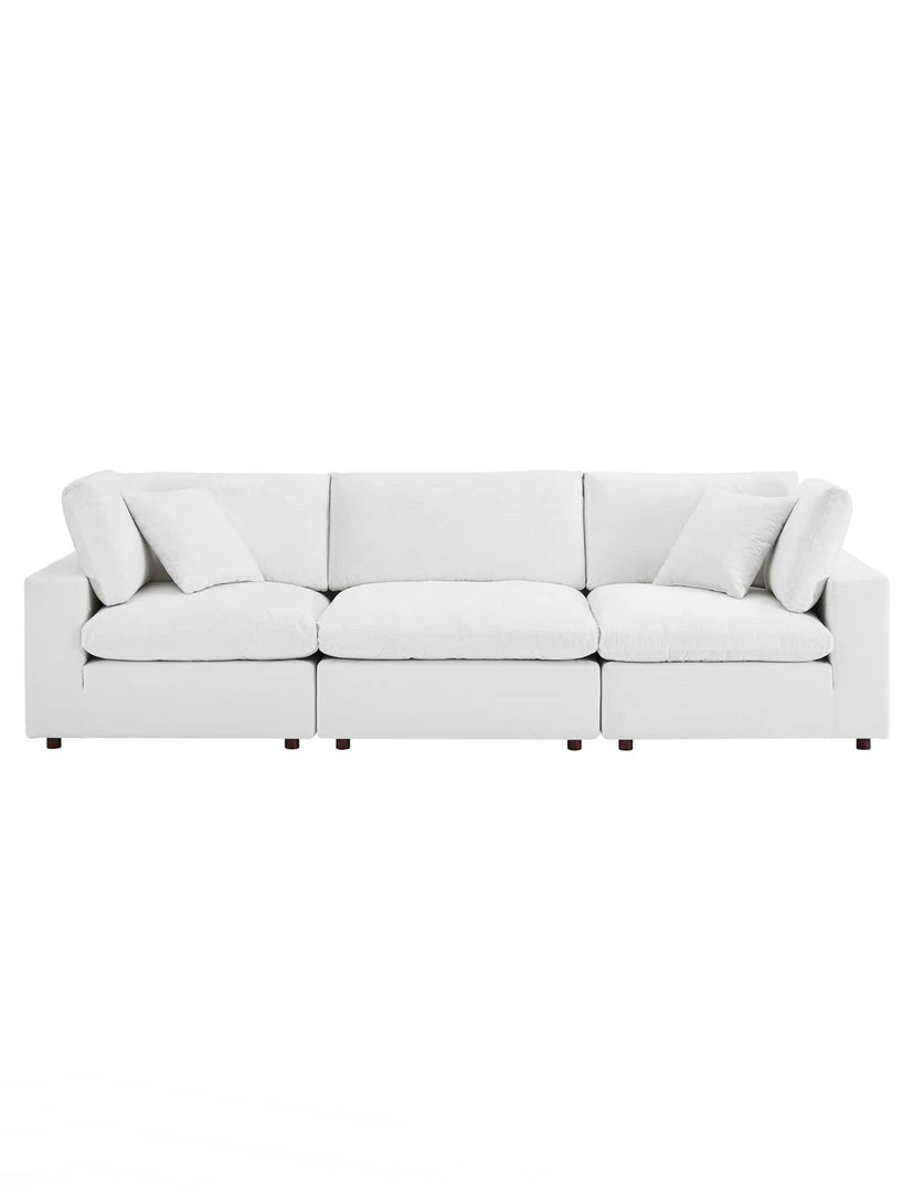 Modway Cody 3 Piece Sectional Velvet Sofa 10 Modway Cody 3 Piece Sectional Velvet Sofa