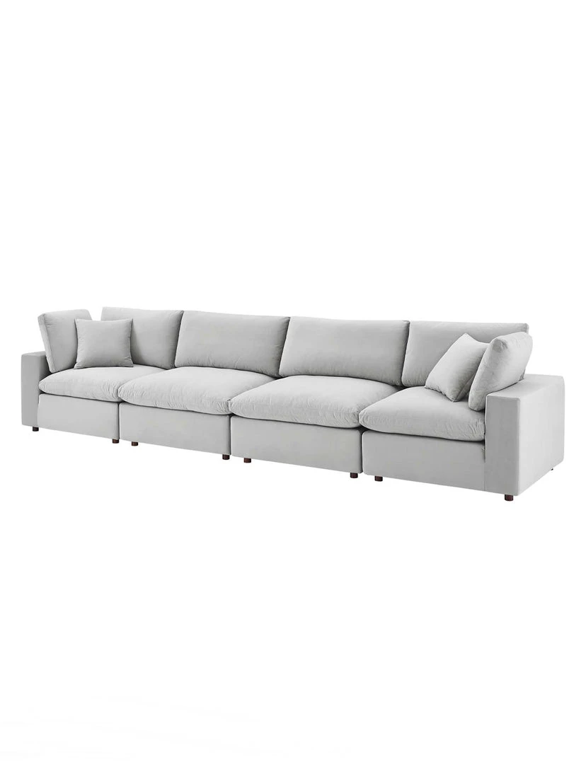 Modway FURNITURE Cody 4 Piece Sectional Velvet Sofa 8 Modway FURNITURE Cody 4 Piece Sectional Velvet Sofa