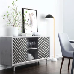 Zuo Arline Black Floor Lamp LIGHTING