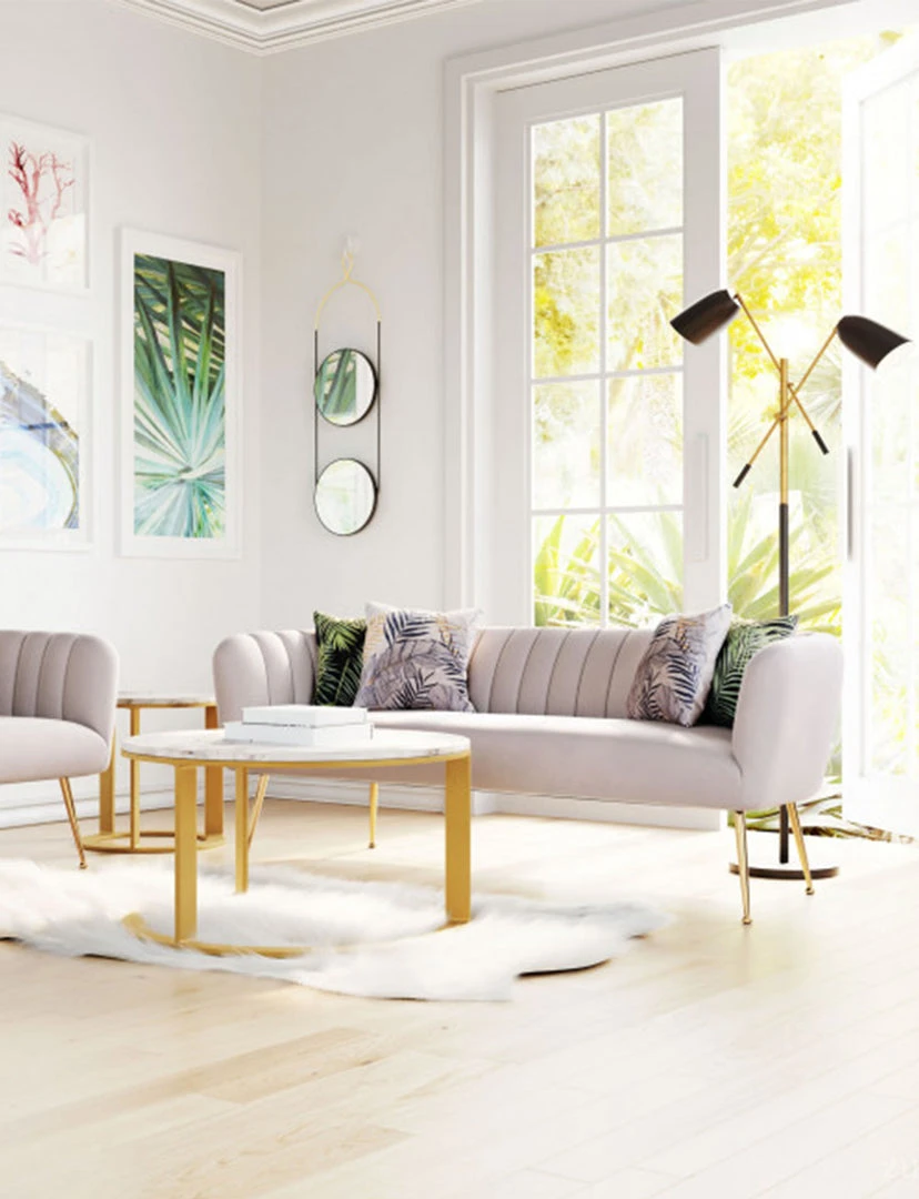 Zuo LIGHTING Tend Matt Black & Brass Floor Lamp 4 Zuo LIGHTING Tend Matt Black & Brass Floor Lamp