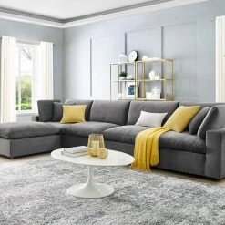 Modway FURNITURE Cody 5 Piece Sectional Velvet Sofa 17 Modway FURNITURE Cody 5 Piece Sectional Velvet Sofa