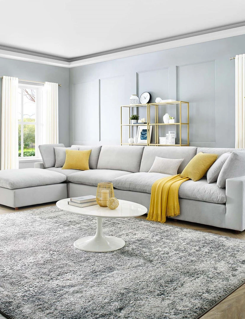 Modway FURNITURE Cody 5 Piece Sectional Velvet Sofa 9 Modway FURNITURE Cody 5 Piece Sectional Velvet Sofa