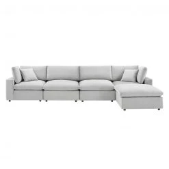 Modway FURNITURE Cody 5 Piece Sectional Velvet Sofa 18 Modway FURNITURE Cody 5 Piece Sectional Velvet Sofa