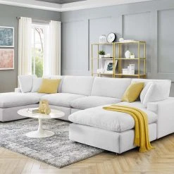 Modway Cody 6 Piece Sectional Velvet Sofa FURNITURE