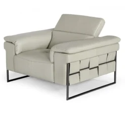 VIG FURNITURE Shom Leather Chair