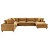 Modway Cody 7 Piece Sectional Velvet Sofa
