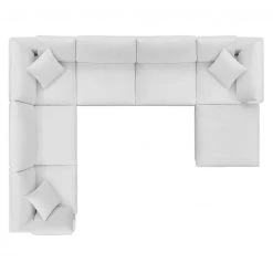 Modway Cody 7 Piece Sectional Velvet Sofa