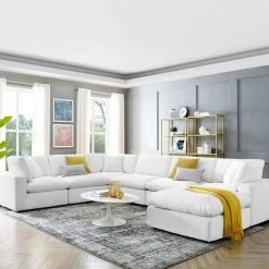 Modway Cody 7 Piece Sectional Velvet Sofa