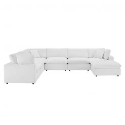 Modway Cody 7 Piece Sectional Velvet Sofa