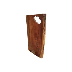 Bidk Home KITCHEN Acacia Wood Live Edge Cutting Board / 20"