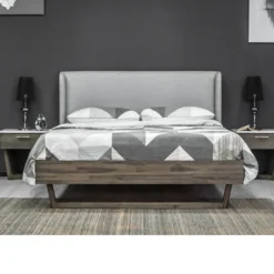 LH Imports FURNITURE Aries Queen Bed