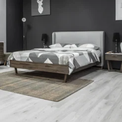 LH Imports FURNITURE Aries Queen Bed