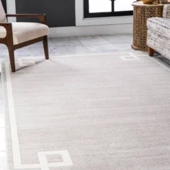 Unique Loom DECOR Oriental Rectangle Rug, Ivory