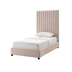 Tov FURNITURE Addison Bed, Blush