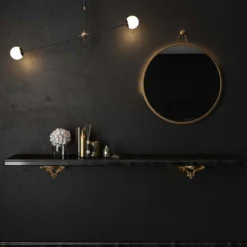 Tov DECOR Roman Brass Mirror 5 Tov DECOR Roman Brass Mirror