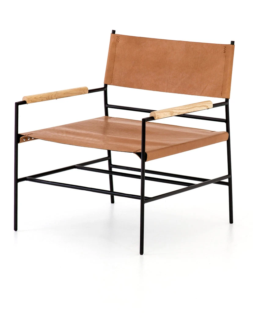 Four Hands Jerkin Leather Chair 3 Four Hands Jerkin Leather Chair