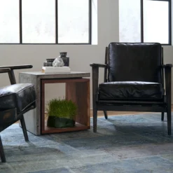 Four Hands FURNITURE Brandon Leather Lounge Chair