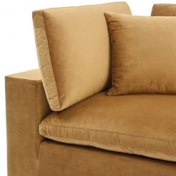 Modway Cody Velvet Sofa, Corner Chair