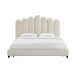 Tov FURNITURE Chloe Bed, Cream