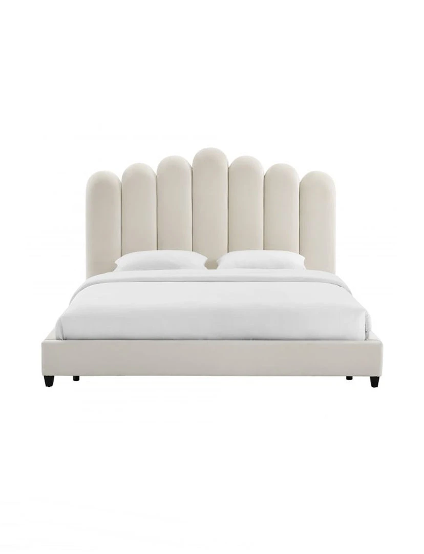 Tov FURNITURE Chloe Bed, Cream 1 Tov FURNITURE Chloe Bed, Cream