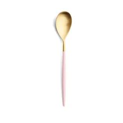 KITCHEN Cutipol Mio Flatware, Pink/gold