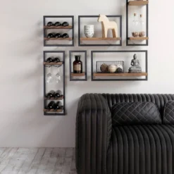 LH Imports Diego Wine Rack 15 LH Imports Diego Wine Rack