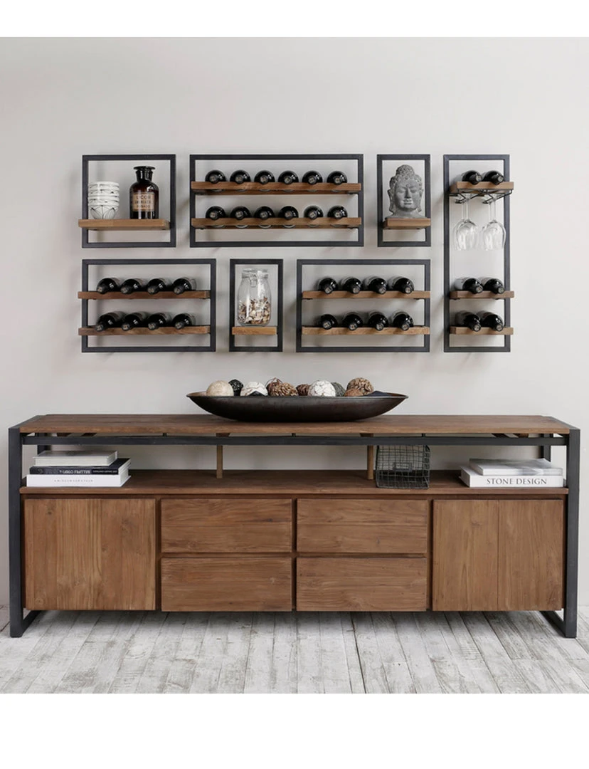 LH Imports Diego Wine Rack 9 LH Imports Diego Wine Rack