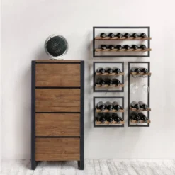 LH Imports Diego Wine Rack