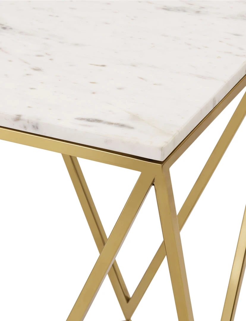 Tov Larry Marble Side Table 4 Tov Larry Marble Side Table