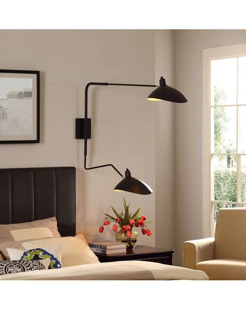 Modway LIGHTING View Double Fixture Sconce 2 Modway LIGHTING View Double Fixture Sconce