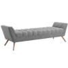 Modway Raise Upholstered Fabric Bench