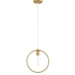 Modway Orbit Brass Ceiling Pendant Light LIGHTING
