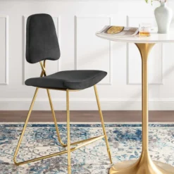 Modway FURNITURE Prism Performance Velvet Bar Stool