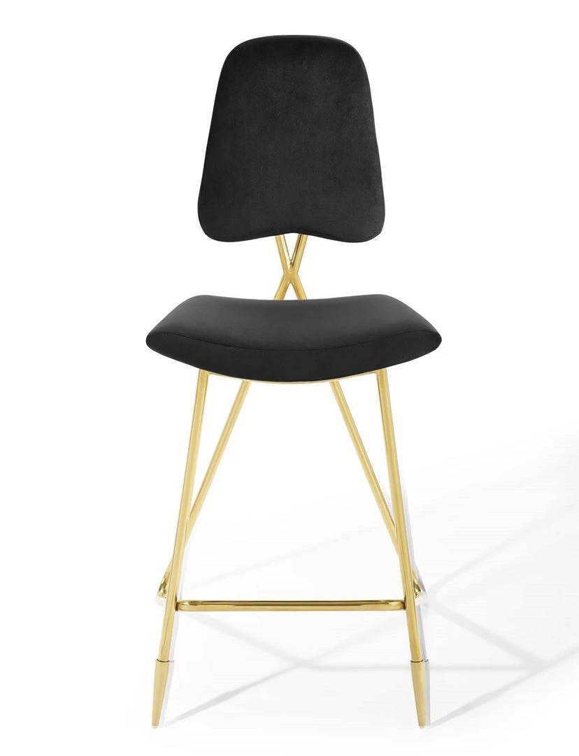 Modway FURNITURE Prism Performance Velvet Bar Stool 4 Modway FURNITURE Prism Performance Velvet Bar Stool