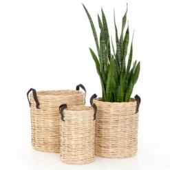 Four Hands DECOR Emeril Natural Basket, Set Of 3 12 Four Hands DECOR Emeril Natural Basket, Set Of 3