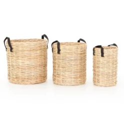 Four Hands DECOR Emeril Natural Basket, Set Of 3 13 Four Hands DECOR Emeril Natural Basket, Set Of 3