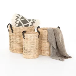 Four Hands DECOR Emeril Natural Basket, Set Of 3