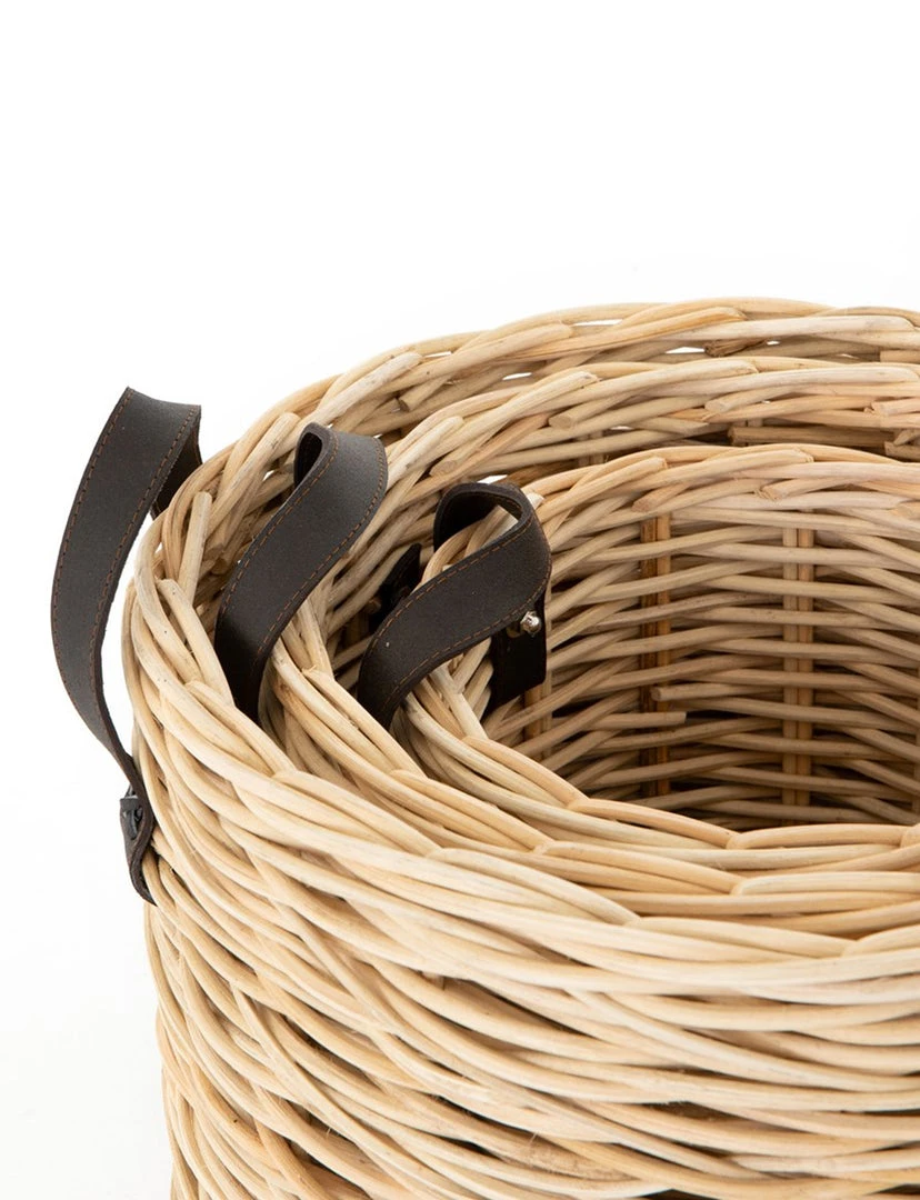 Four Hands DECOR Emeril Natural Basket, Set Of 3 6 Four Hands DECOR Emeril Natural Basket, Set Of 3