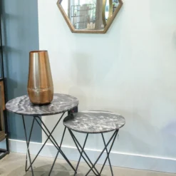 LH Imports Early Wind Fire Metal Vase DECOR