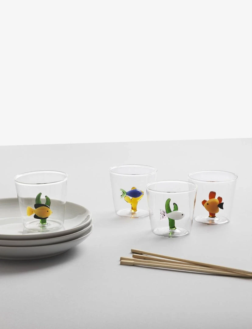 BESTSELLER Ichendorf Marine Garden Tumbler, Blue Fish Amber Seaweed 2 BESTSELLER Ichendorf Marine Garden Tumbler, Blue Fish Amber Seaweed