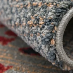 Unique Loom DECOR Fars Rectangle Rug, Blue