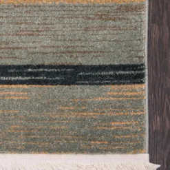 Unique Loom DECOR Fars Rectangle Rug, Blue