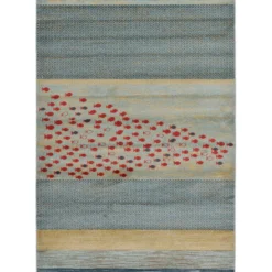 Unique Loom DECOR Fars Rectangle Rug, Blue