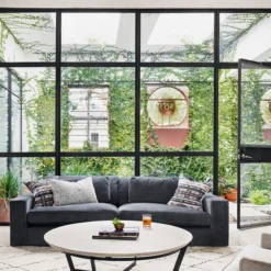 Four Hands Felt Round Coffee Table