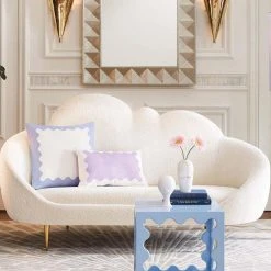 Jonathan Adler FURNITURE Ripple Lacquer Cube
