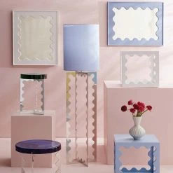 Jonathan Adler FURNITURE Ripple Lacquer Cube